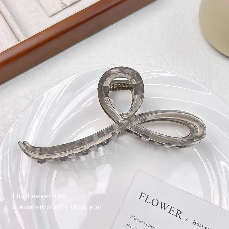 Elegant Jelly Color Hair Claw