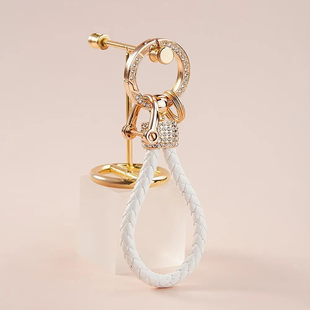 Sparkling Rhinestone Car Charm keychain