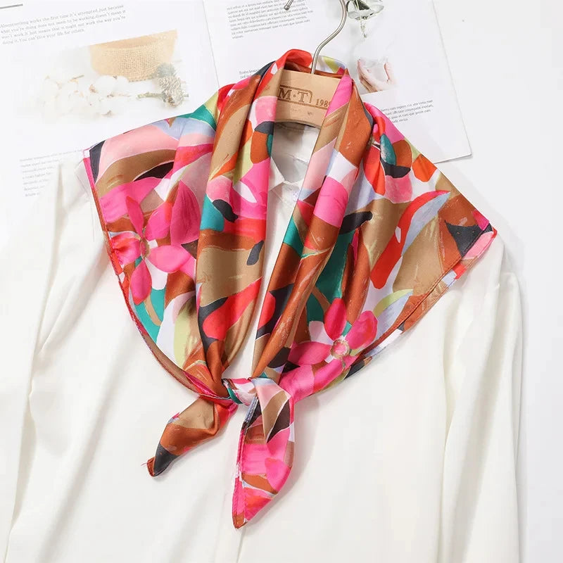 2025 New Printed Scarf Square Shawl
