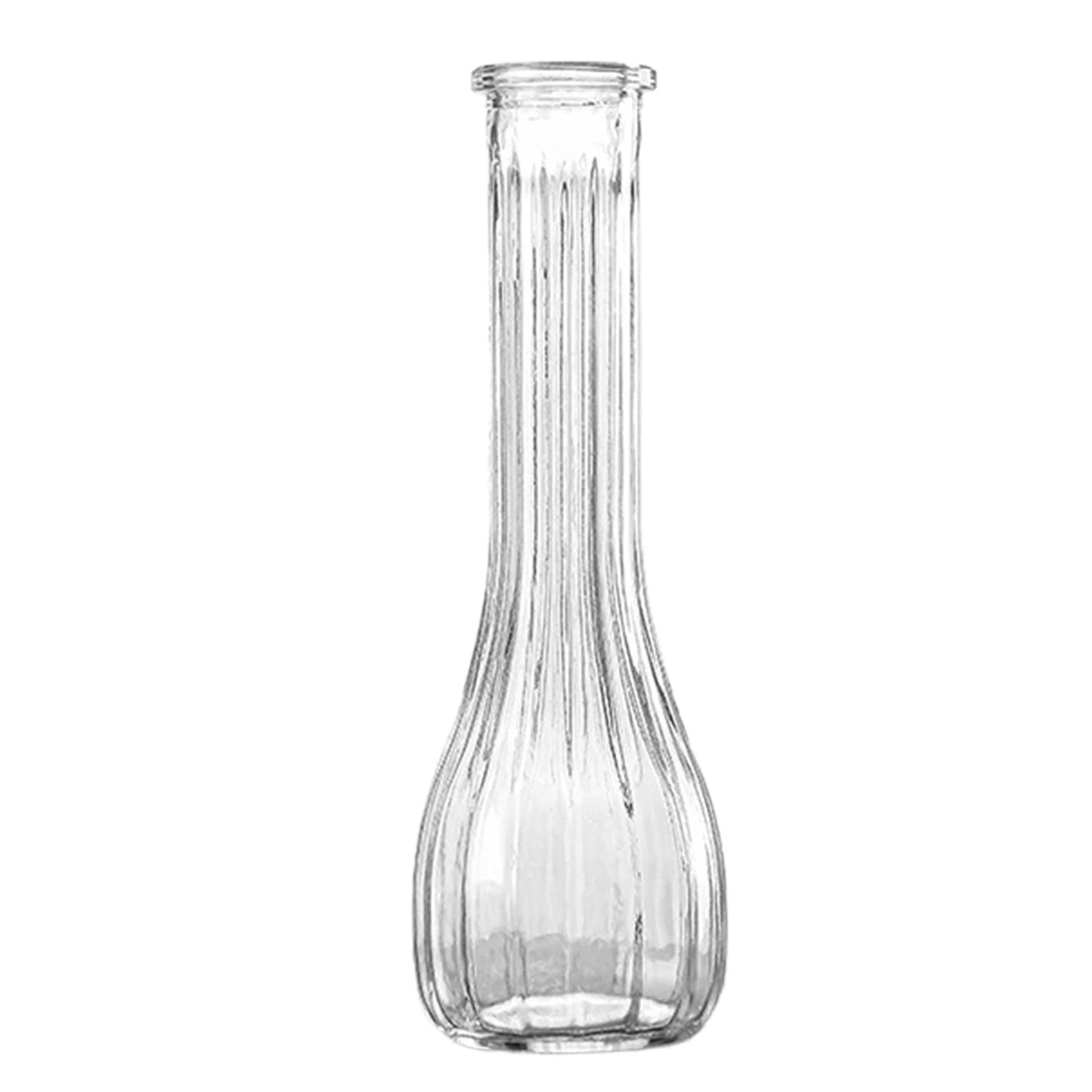 Vintage French Clear Glass Vase