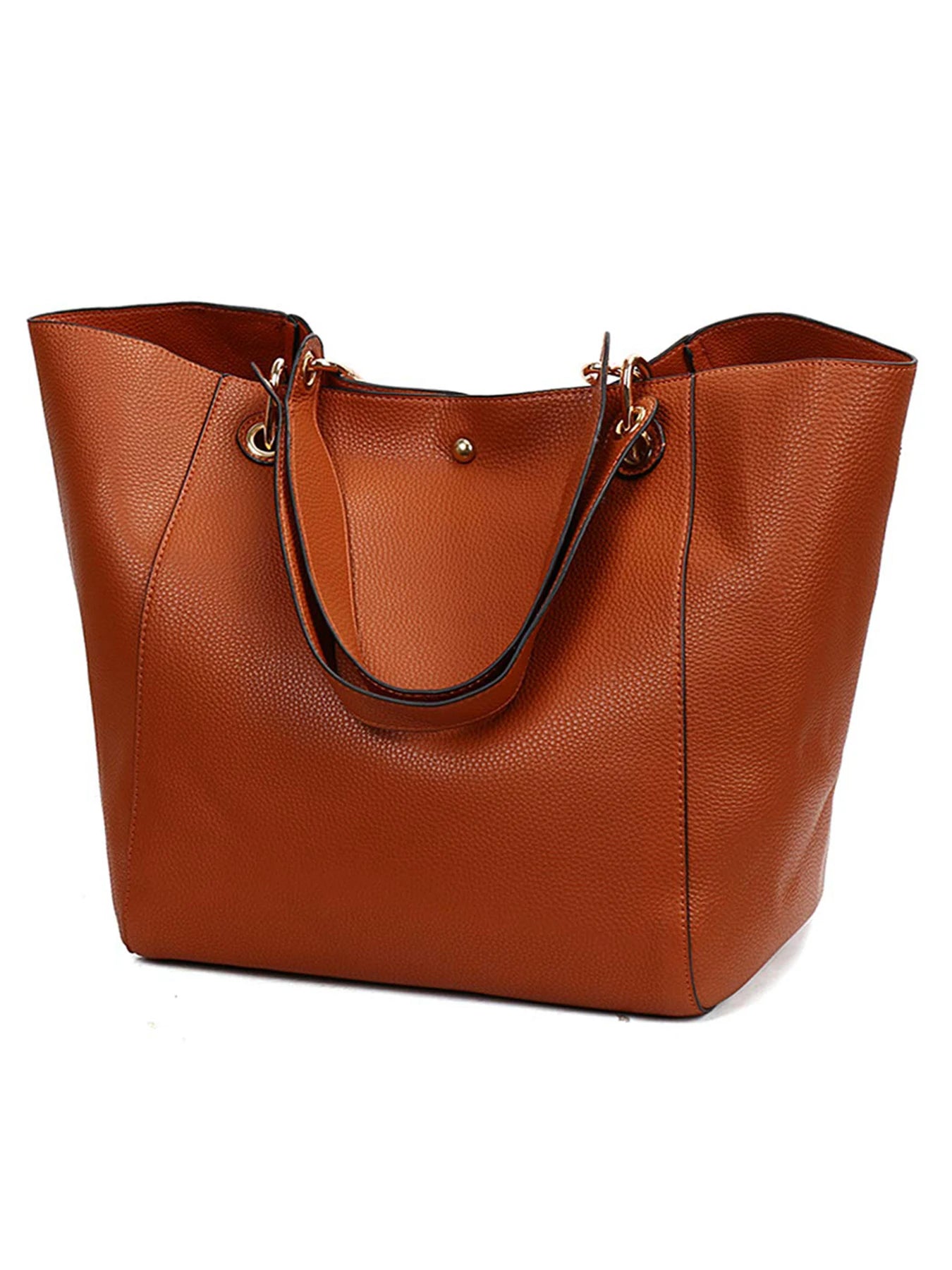 Elegant Large Tote Bag – PU Leather Waterproof Shoulder Bag for Women