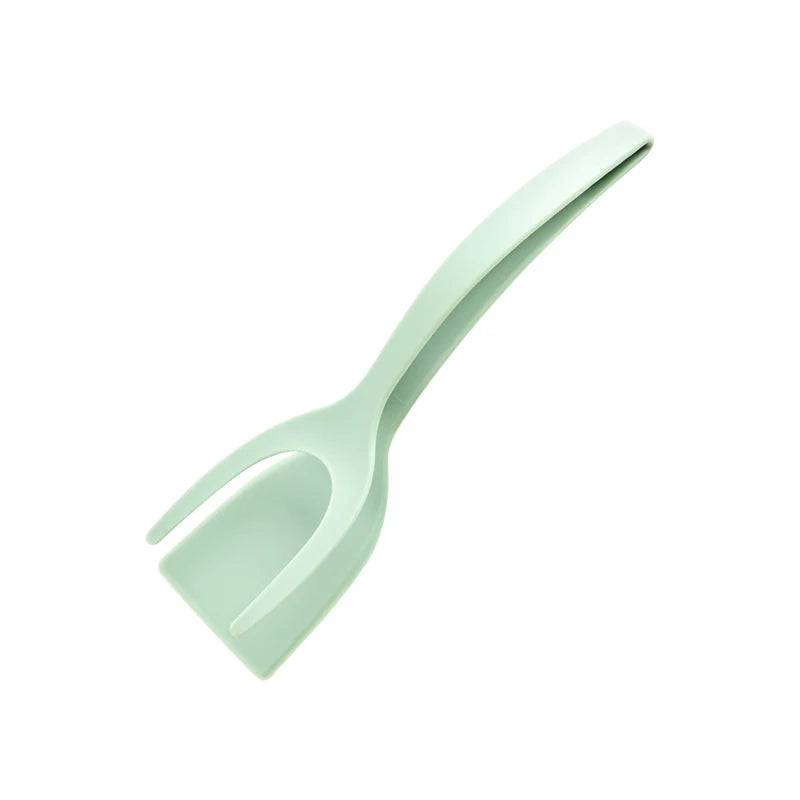 New 2 in 1 Grip Flip Spatula Tongs