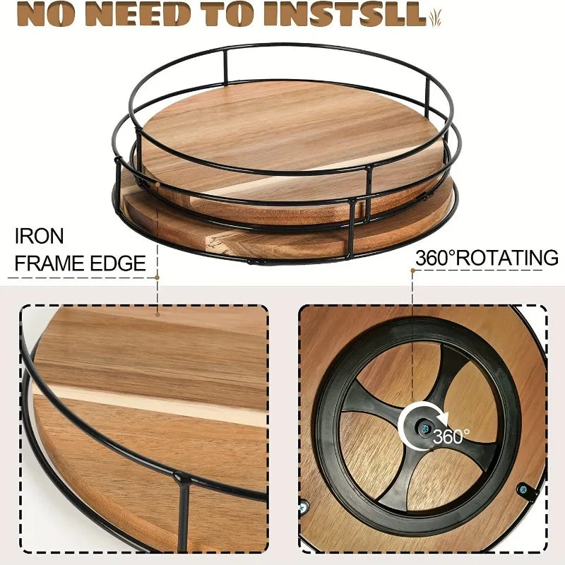 Wooden Lazy Susan