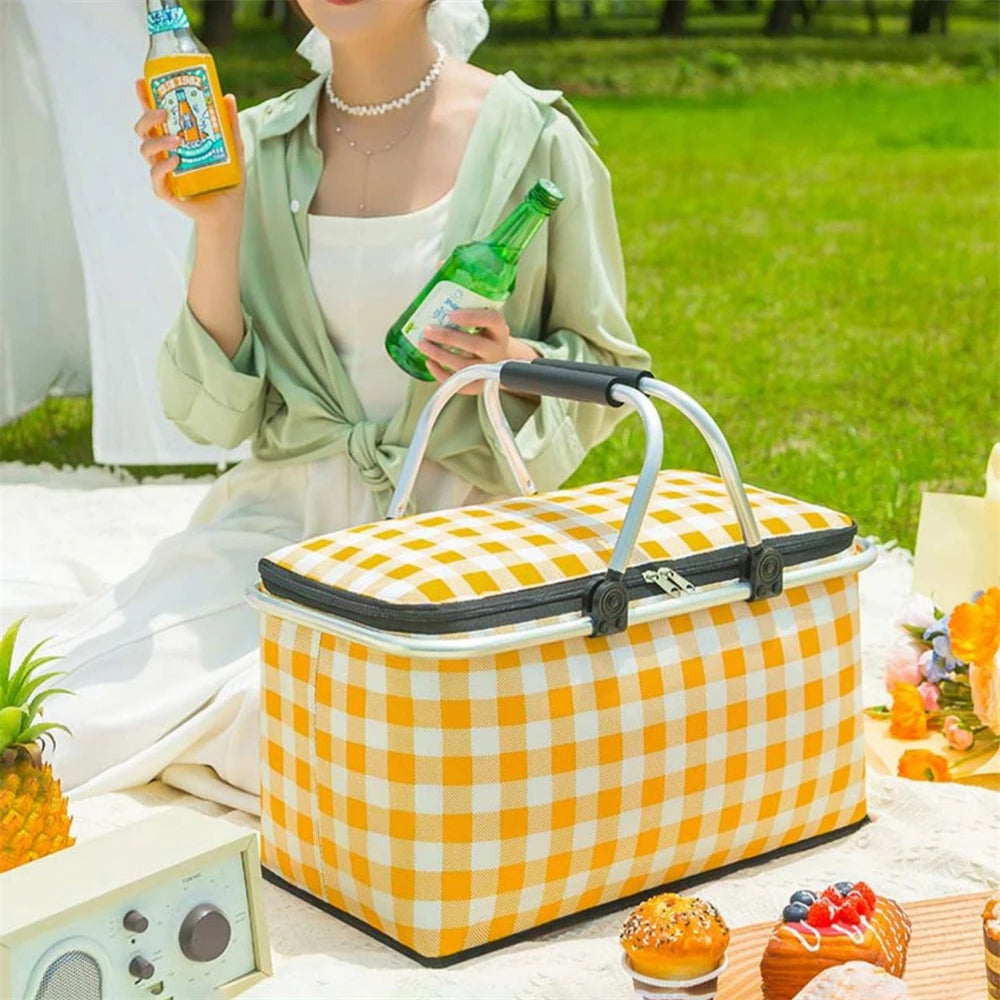 Portable Thermal Insulated Picnic Cooler Bag