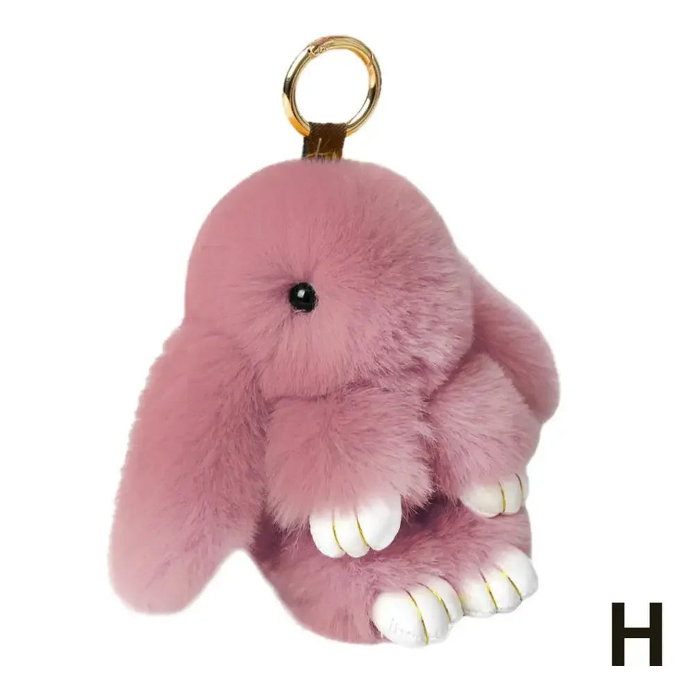 Cute Plush Bunny Keychain
