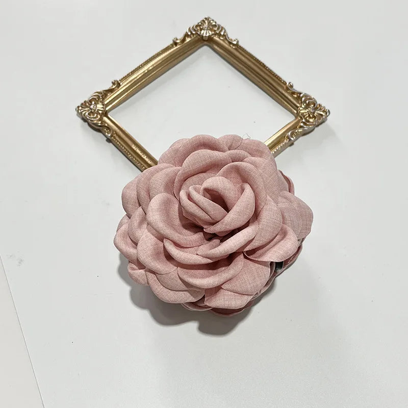 French Style Rose Hair Claw