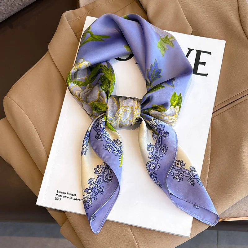 2025 New Printed Scarf Square Shawl