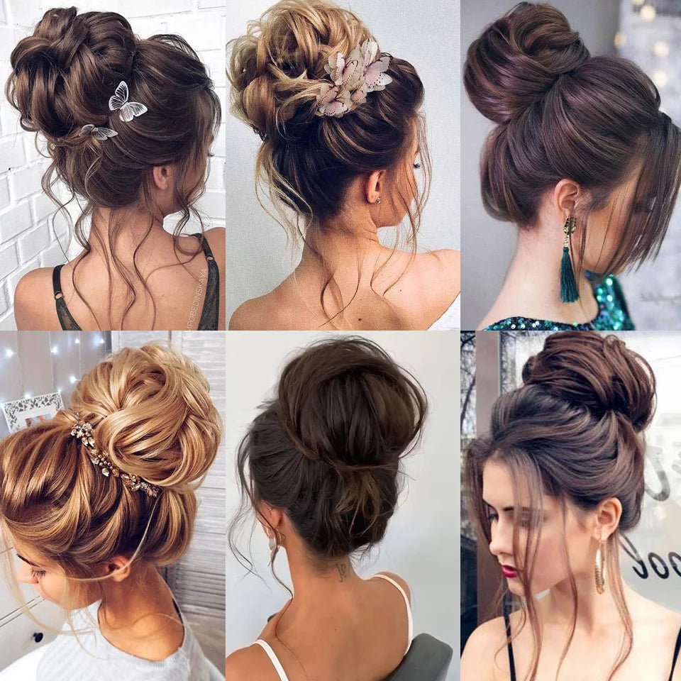 Synthetic Messy Bun Claw