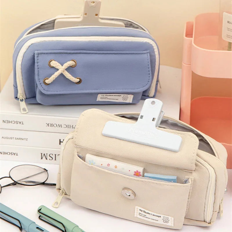 Cute 3-Layered Pencil Case