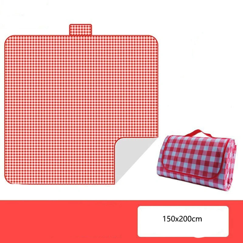 Waterproof Color Check Picnic Blanket