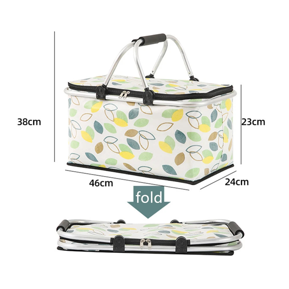 Portable Thermal Insulated Picnic Cooler Bag