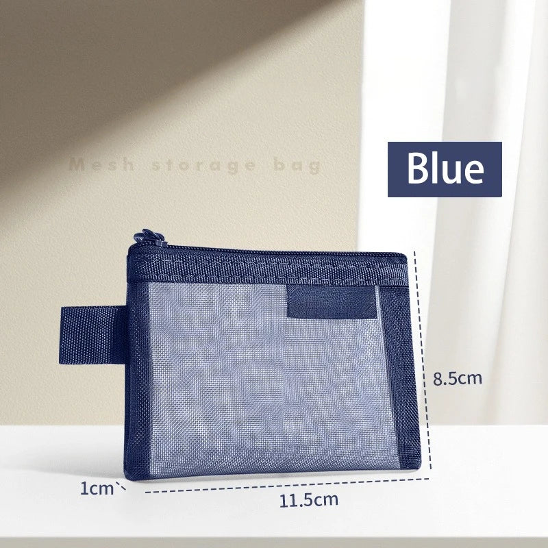 Pastel Mesh Small Pouch