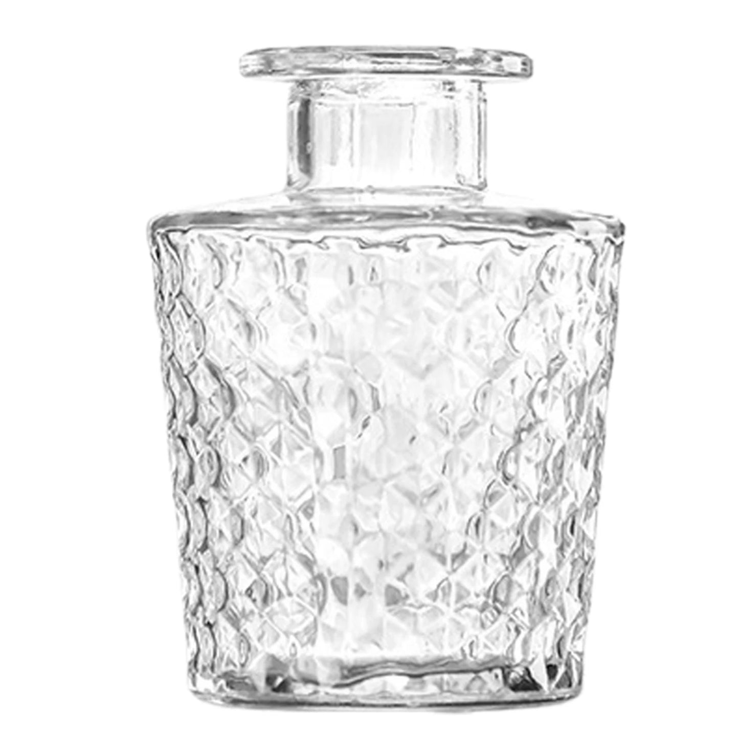 Vintage French Clear Glass Vase