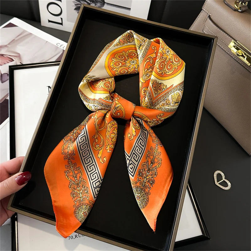2025 New Printed Scarf Square Shawl