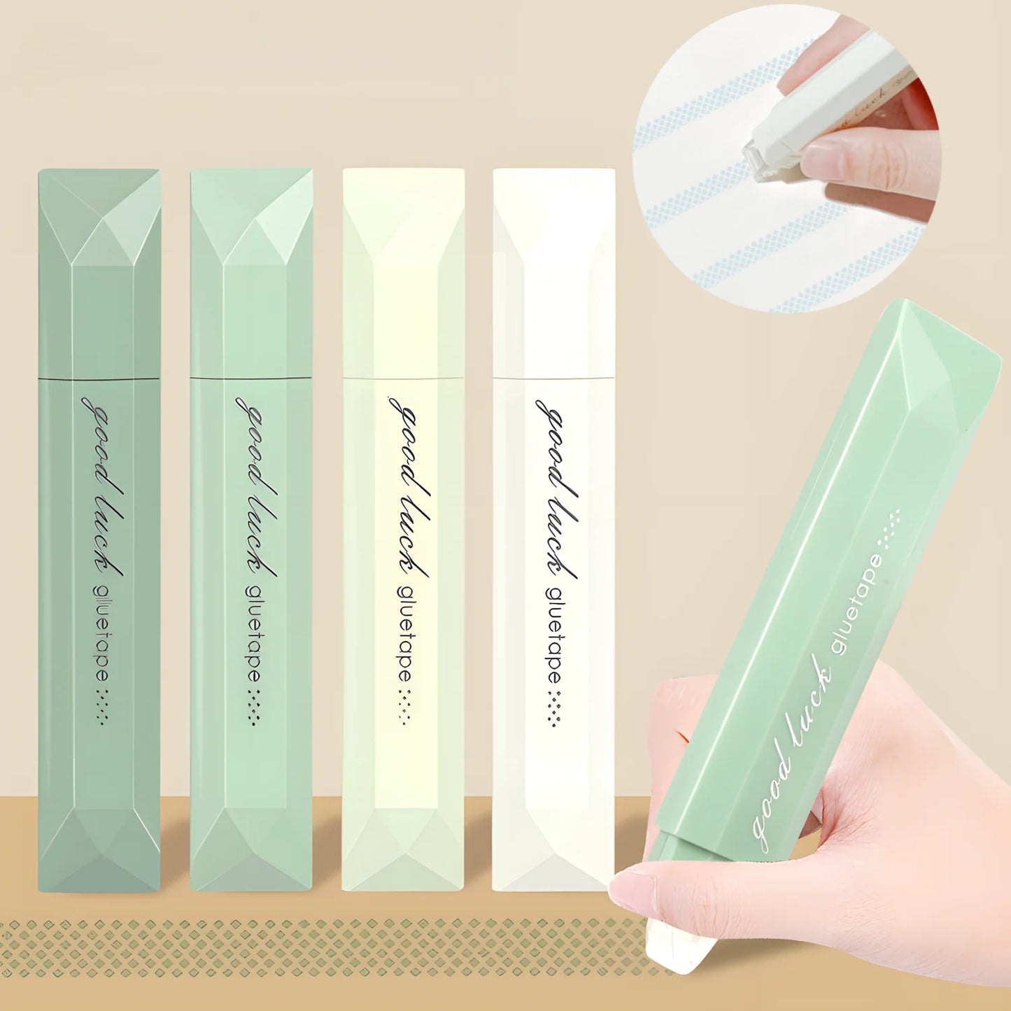 4-Pack Double Sided Tape Roller