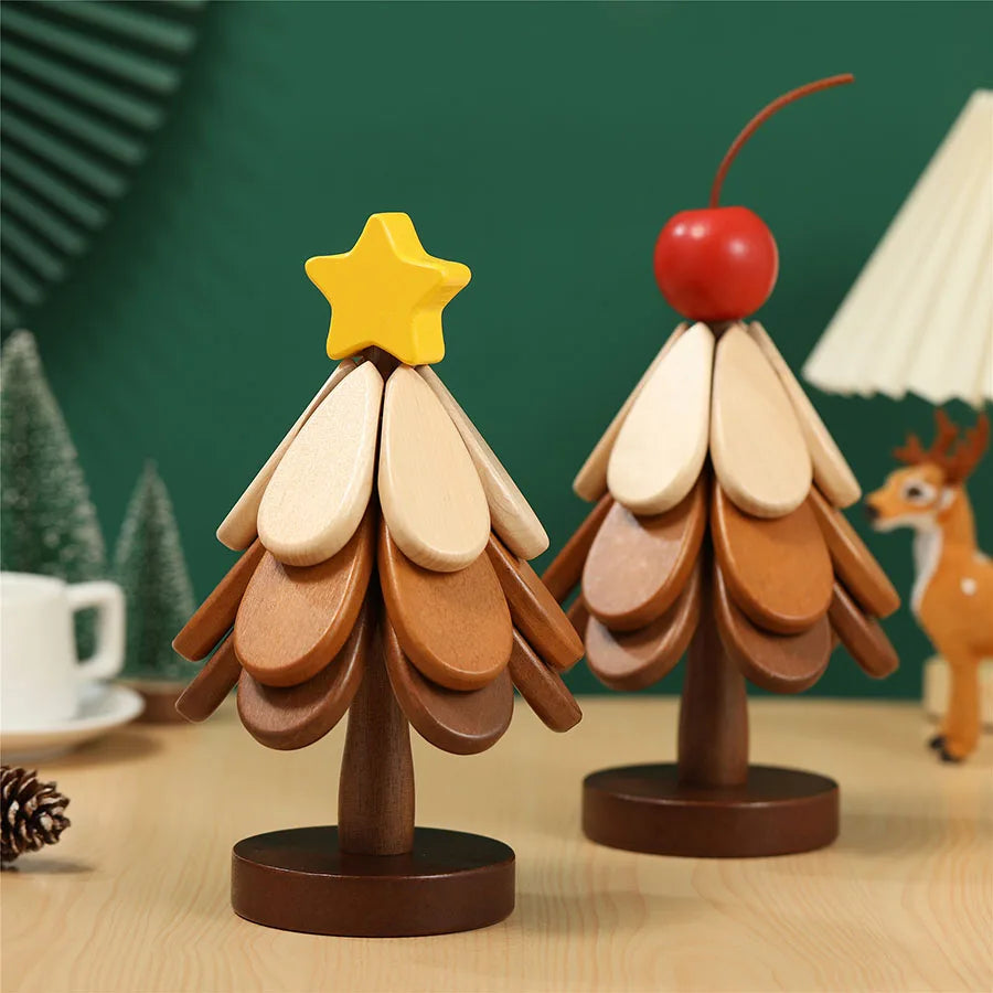 Tree Wooden Trivet set
