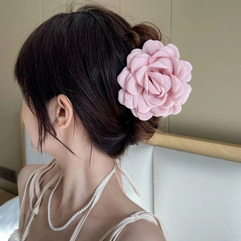 French Style Rose Hair Claw