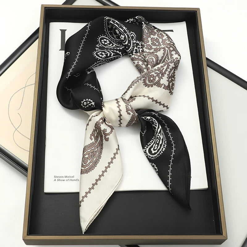 2025 New Printed Scarf Square Shawl
