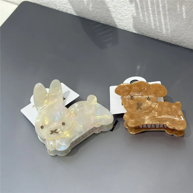 Bunny & Dog Hair clip