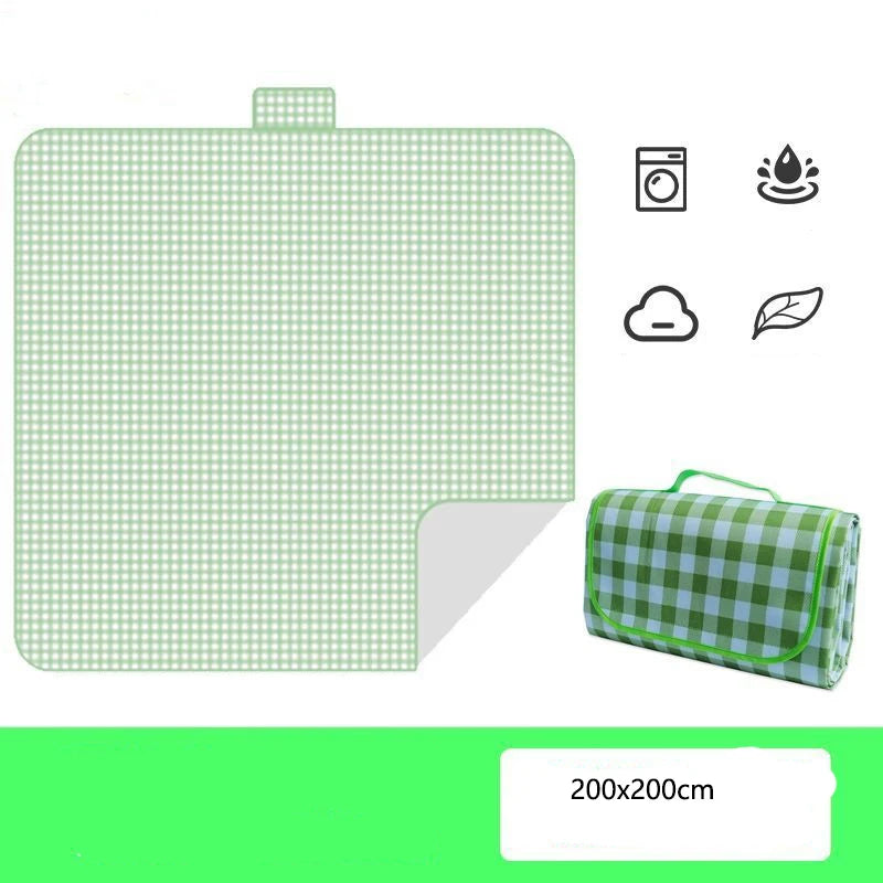 Waterproof Color Check Picnic Blanket
