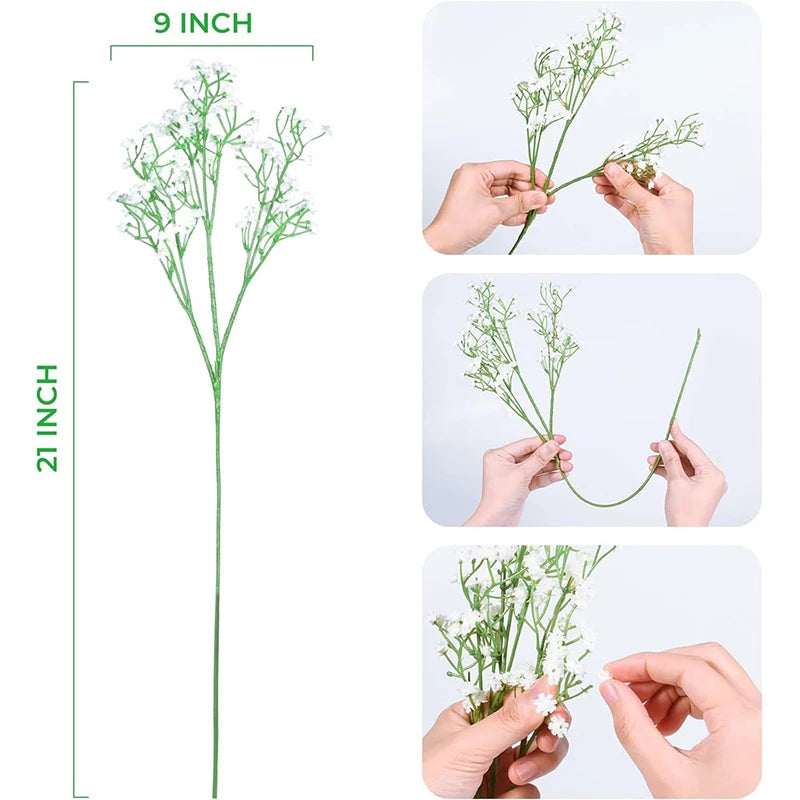 Colorful Baby’s Breath Artificial Flowers – Gypsophila Bouquet Set