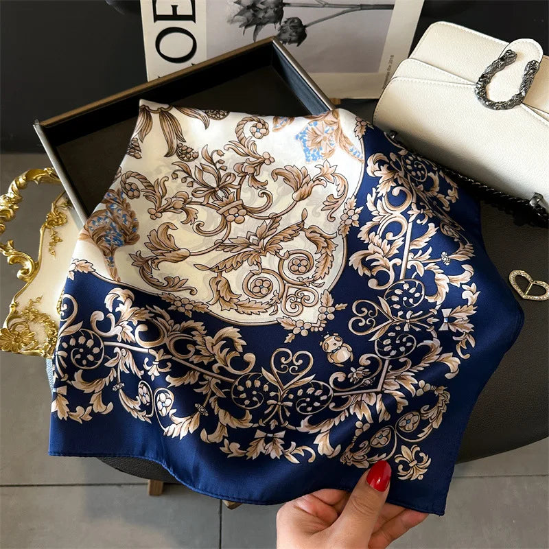 2025 New Printed Scarf Square Shawl