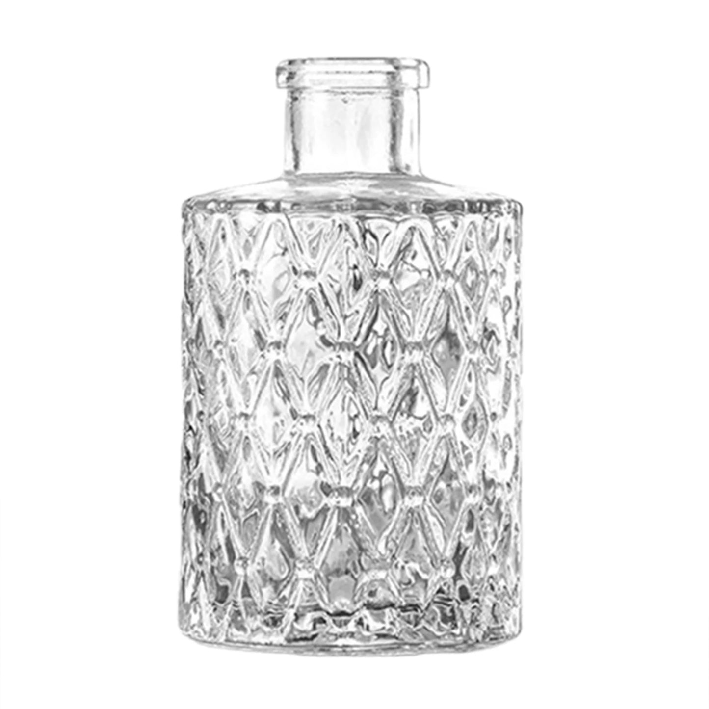 Vintage French Clear Glass Vase