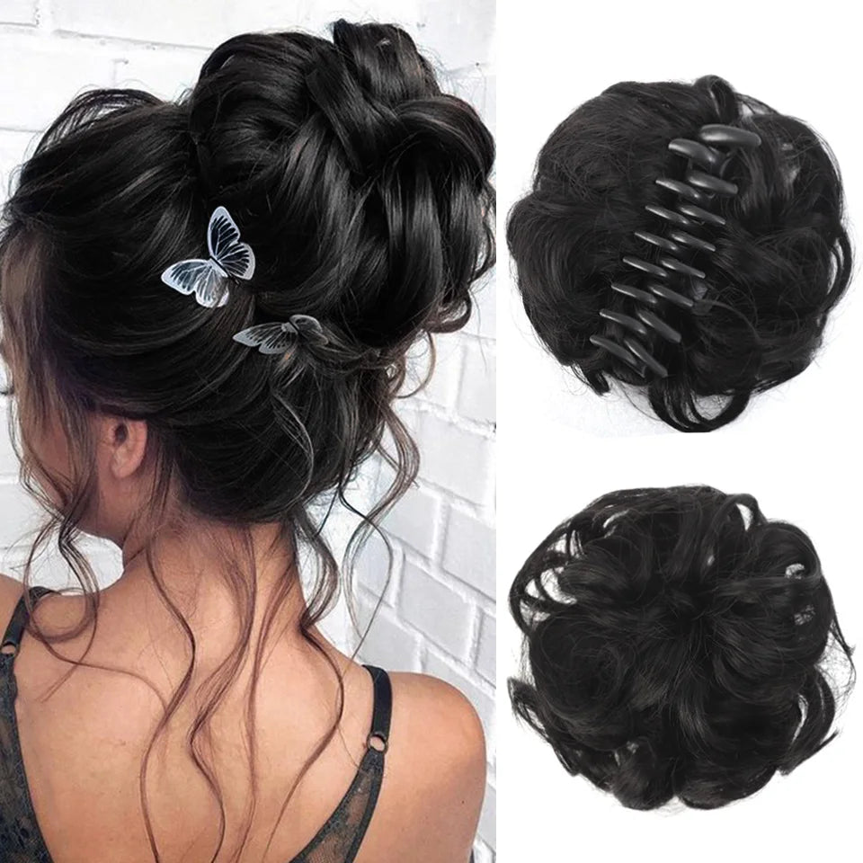 Synthetic Messy Bun Claw