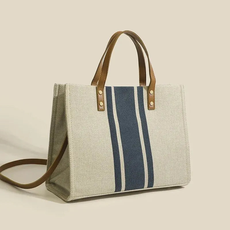 Canvas Stripe Tote bag