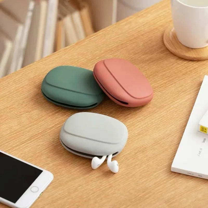 Mini Silicone Cable Organizer Pouch – Travel Tech Storage Case