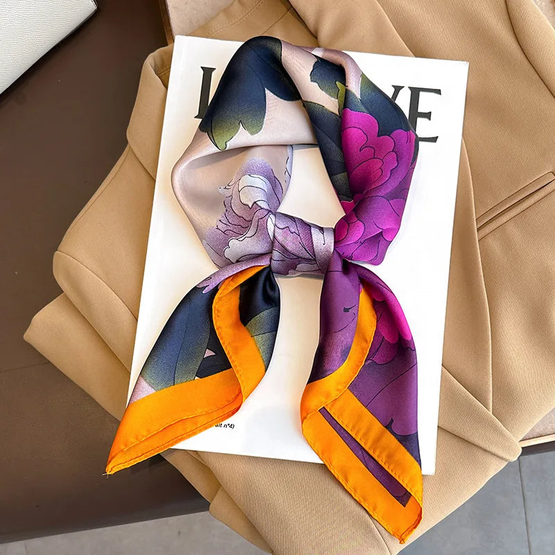 2025 New Printed Scarf Square Shawl