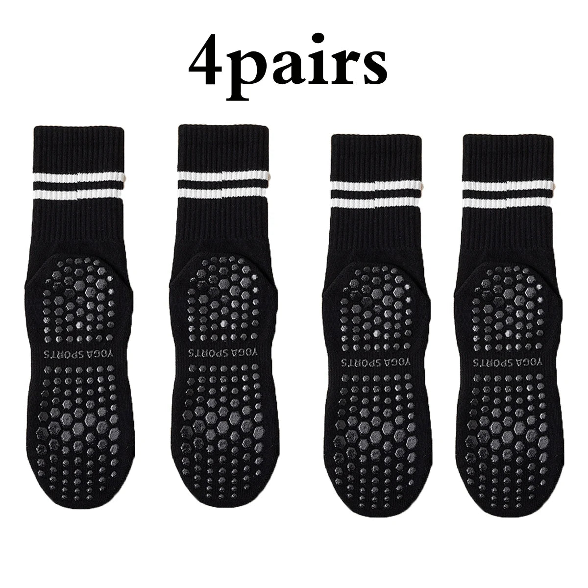 Pilates Yoga Socks with Grips