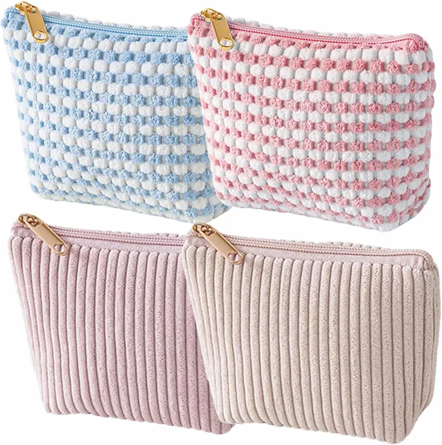4Pcs Puffy&Lovely Cosmetic Pouch