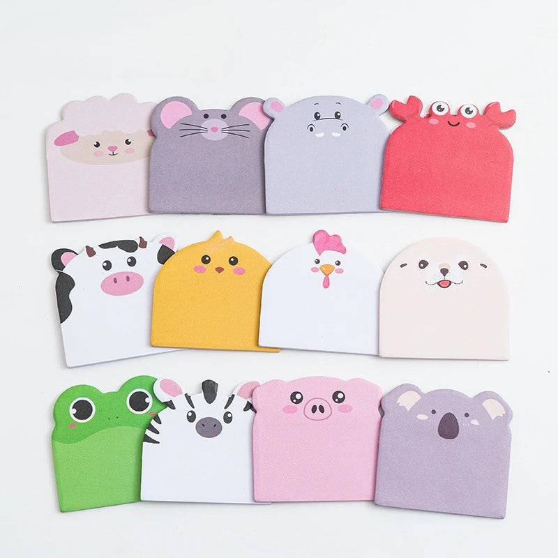 Cute Animal Sticky Notes 240 Sheets