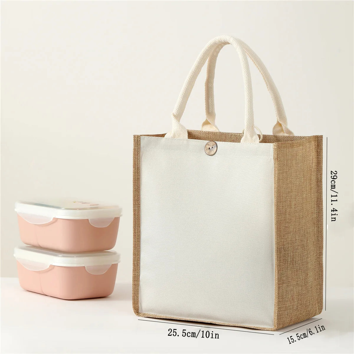 Season Color Laminating canvas bag