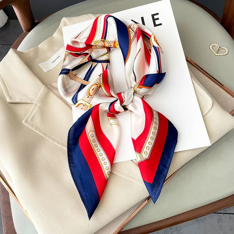 2025 New Printed Scarf Square Shawl