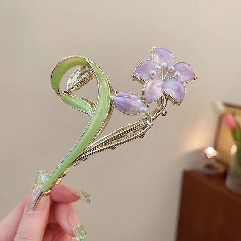 Blossom Metal Hair Clips