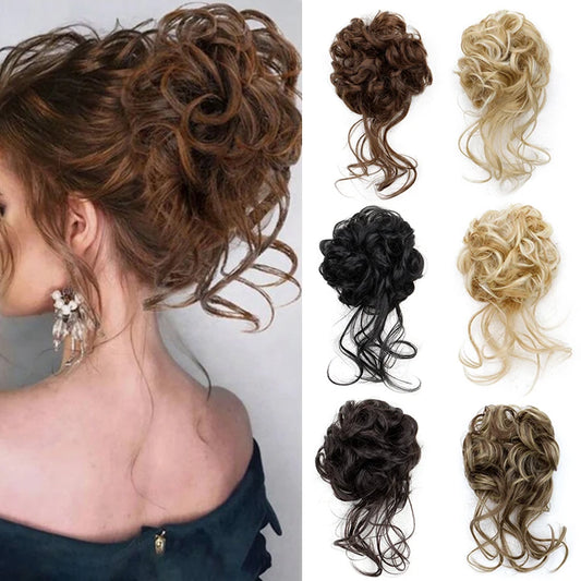 Synthetic Messy Hair Bun