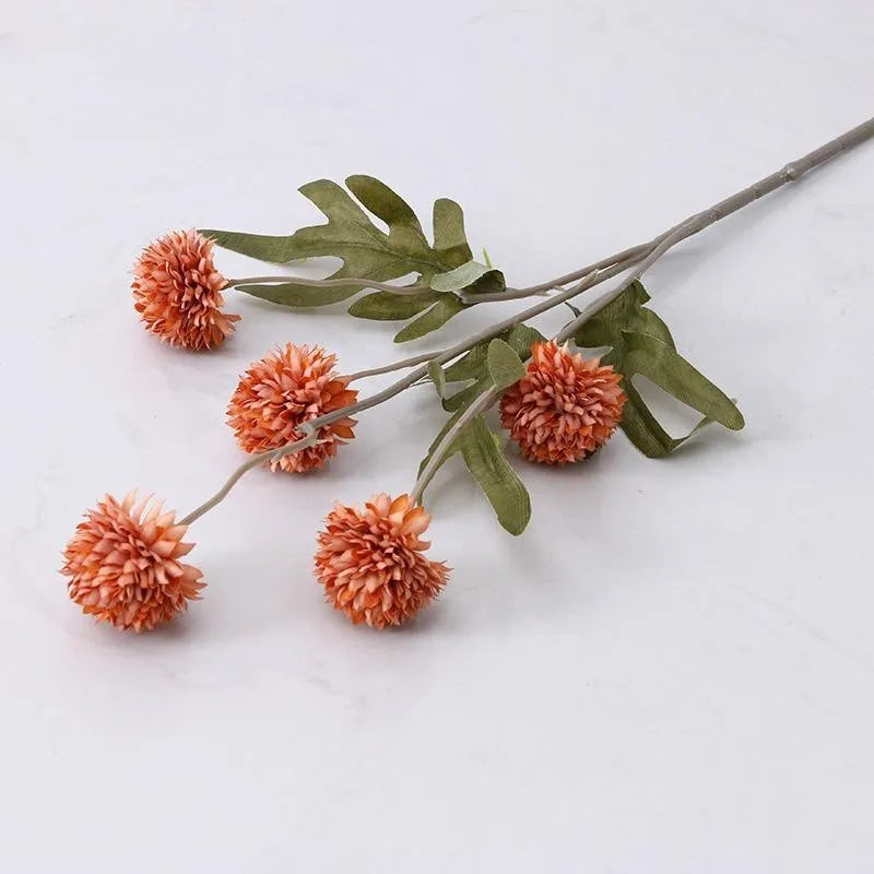 5 Heads Artificial Flower Bouquet Silk Dandelion