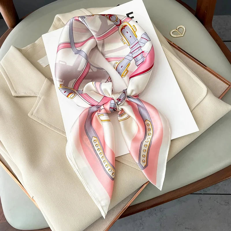 2025 New Printed Scarf Square Shawl