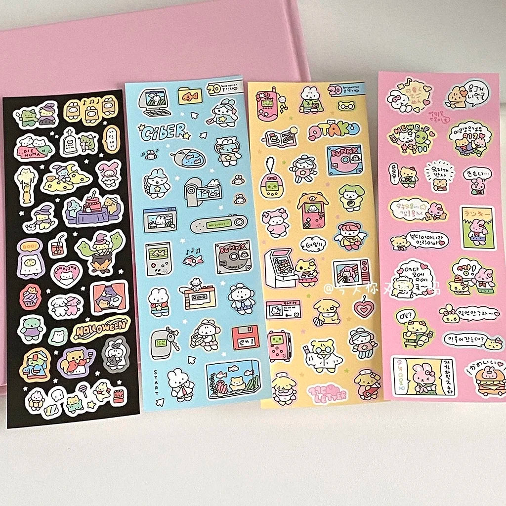 Bear Ribbon Decoration Sticker