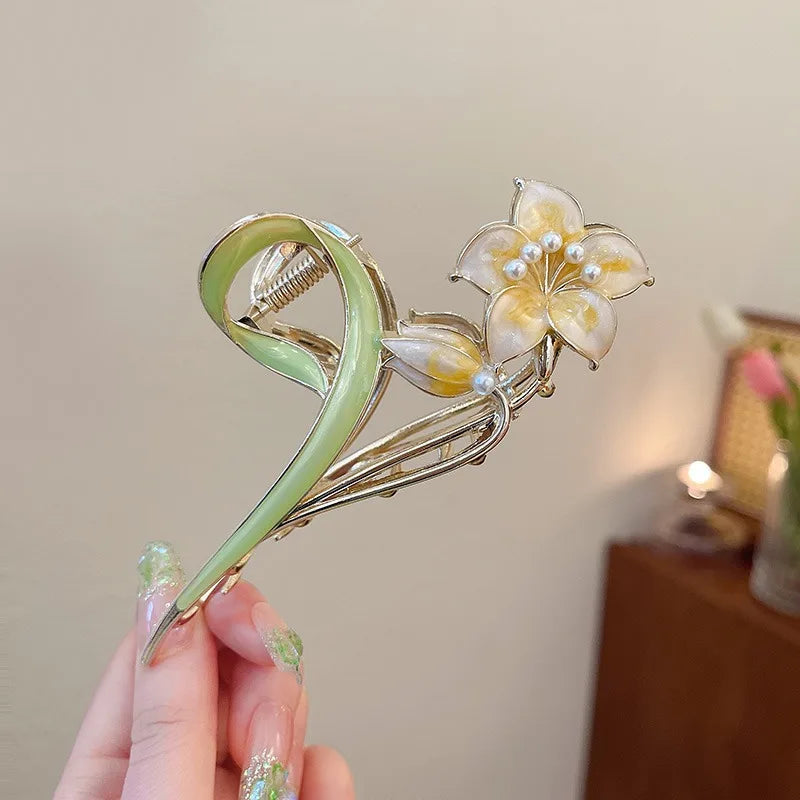 Blossom Metal Hair Clips