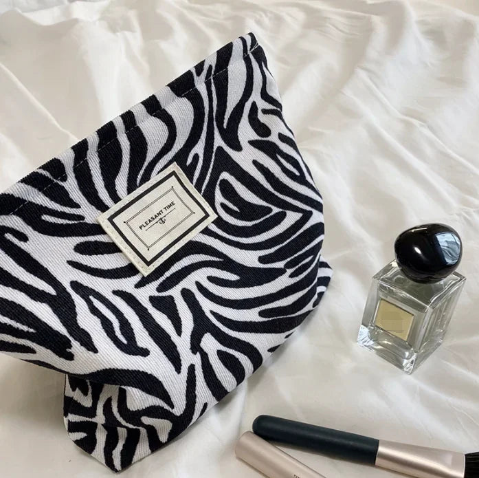 New Flower Printed Makeup Pouch
