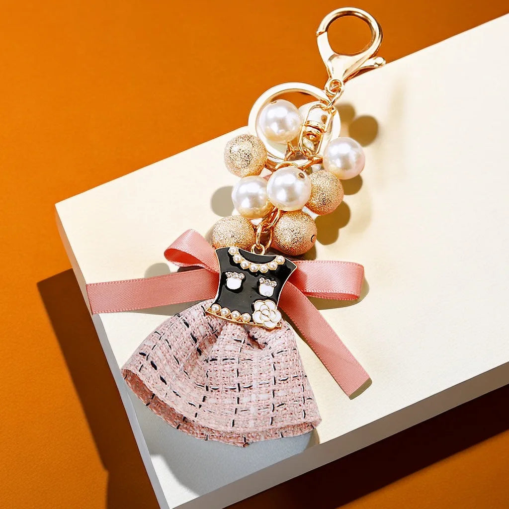 Chic Mini Dress Keychain