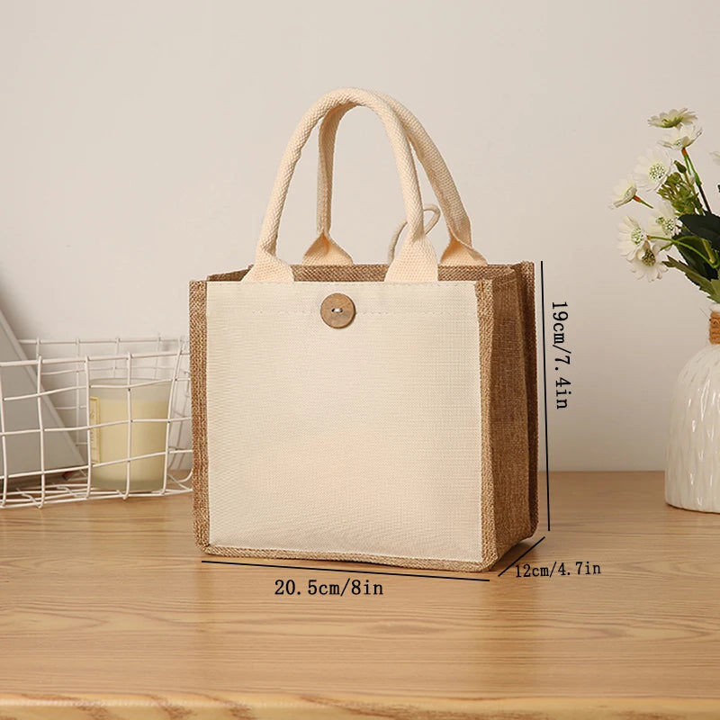 Season Color Laminating canvas bag