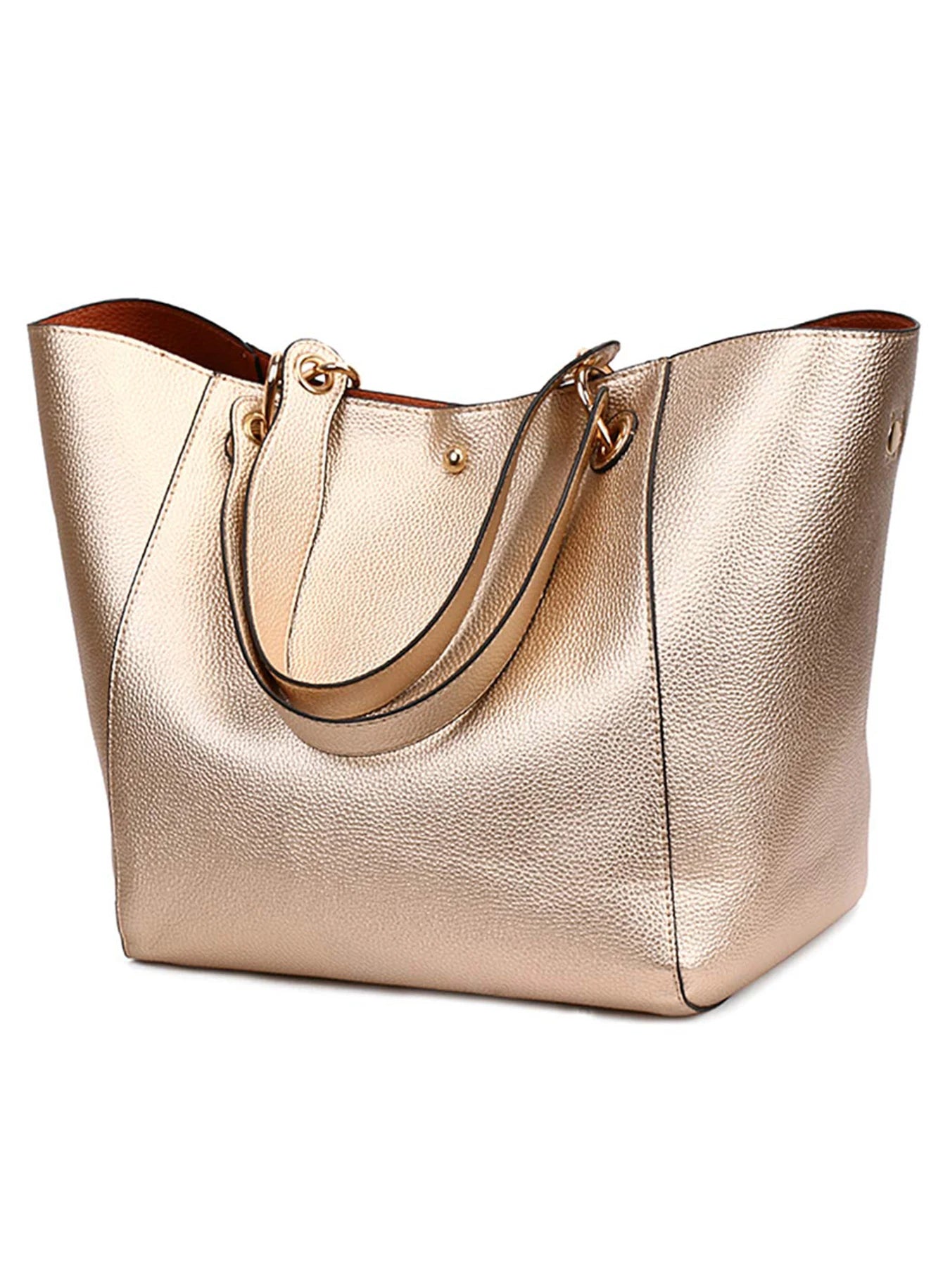 Elegant Large Tote Bag – PU Leather Waterproof Shoulder Bag for Women