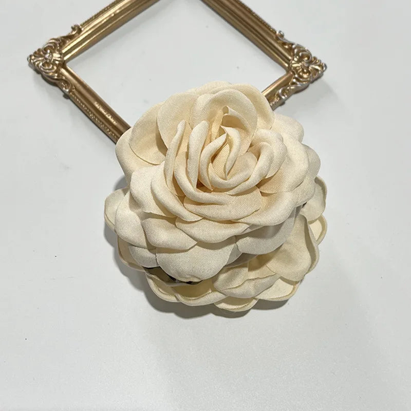 French Style Rose Hair Claw