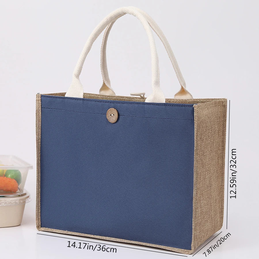 Season Color Laminating canvas bag