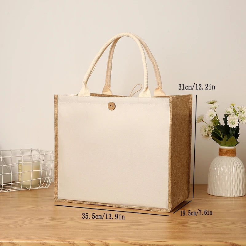Season Color Laminating canvas bag