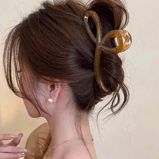 Elegant Jelly Color Hair Claw